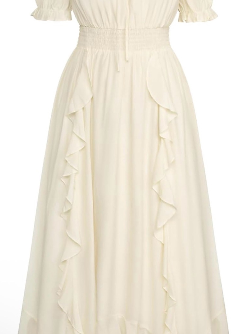 Scarlet Darkness Renaissance Dress for Women Off White L - Picture 7 of 7